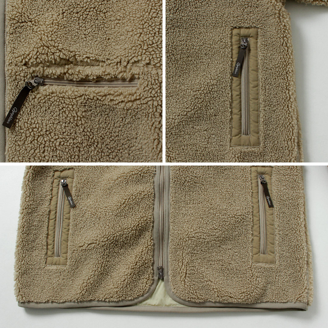 GYMPHLEX / Acogedora cazadora boa ligera