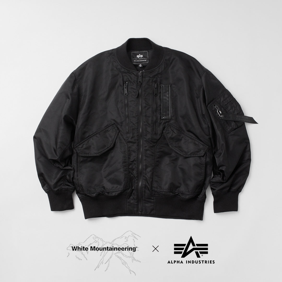 WHITE MOUNTAINEERING / Alpha Industries 콜라보레이션 MA-1 재킷