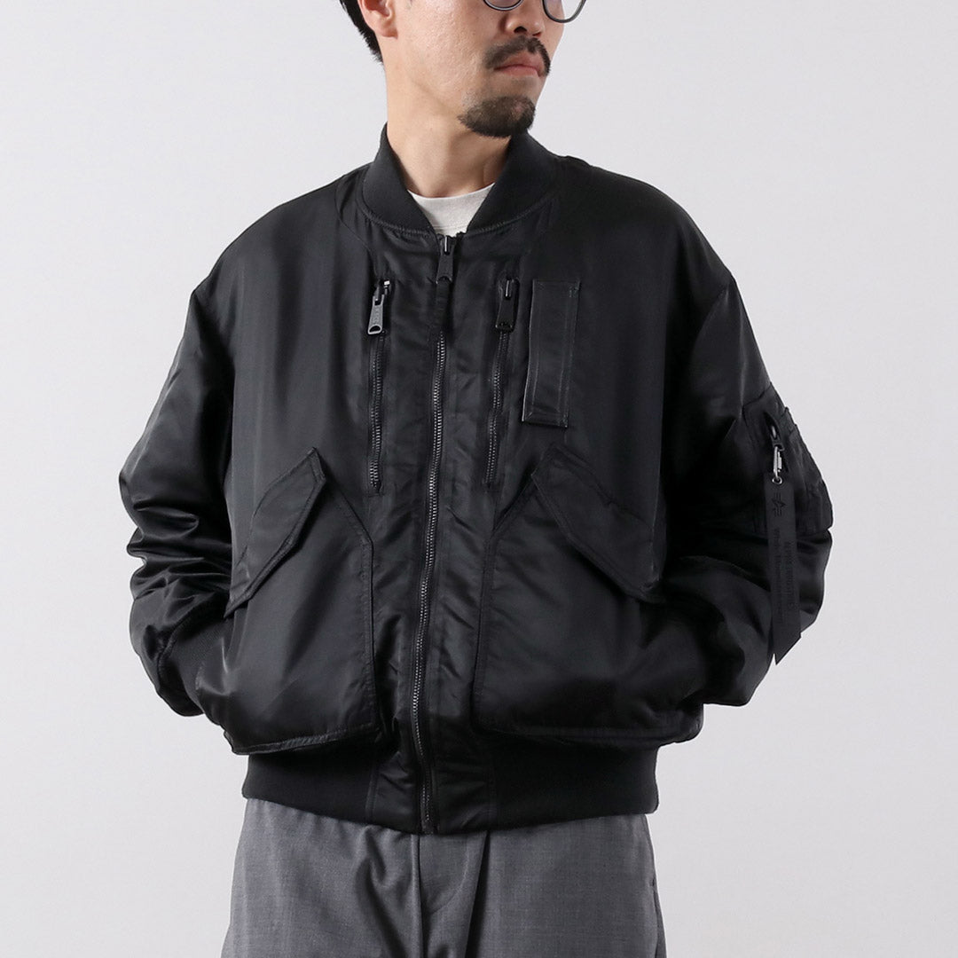 WHITE MOUNTAINEERING / Alpha Industries 콜라보레이션 MA-1 재킷