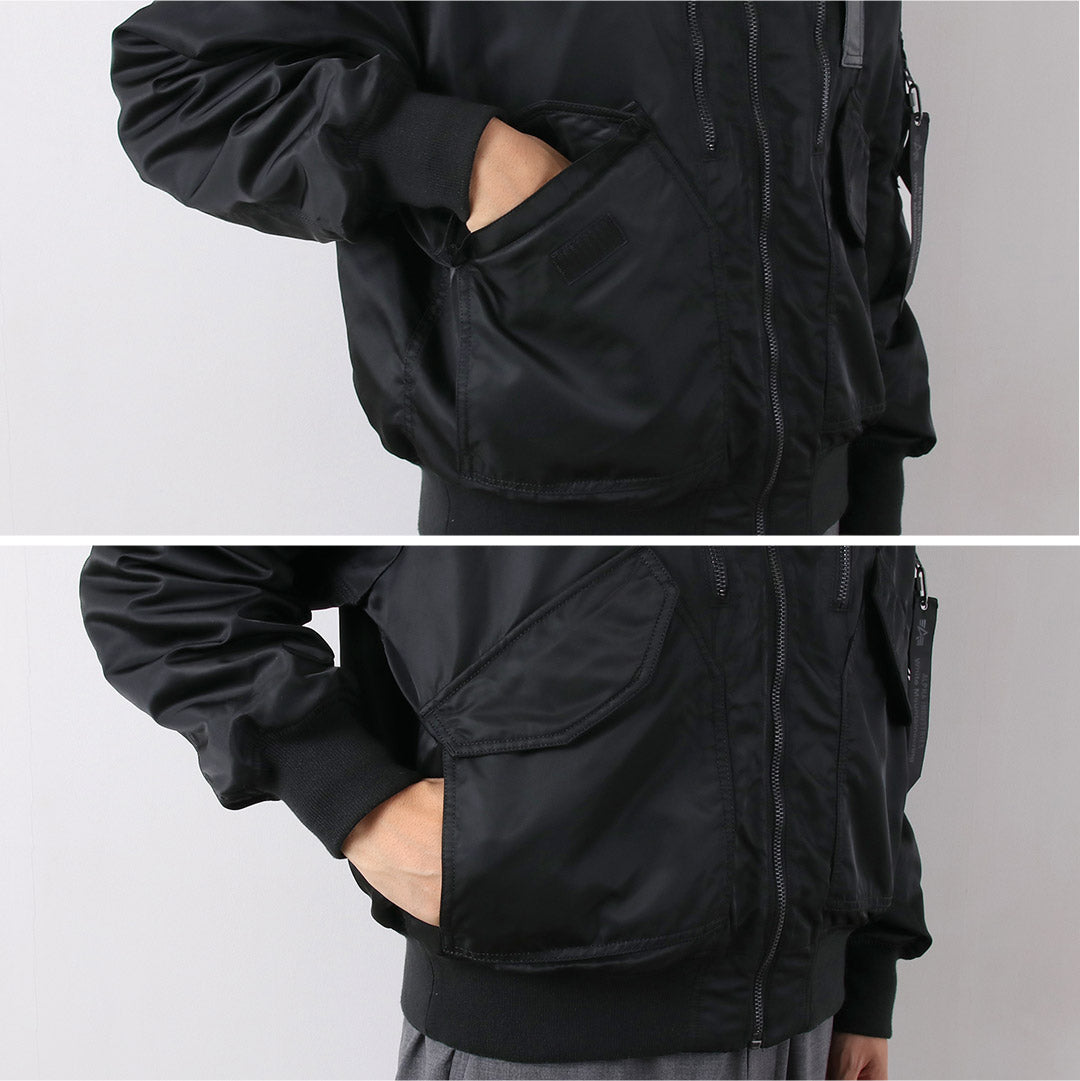 WHITE MOUNTAINEERING / Alpha Industries 콜라보레이션 MA-1 재킷