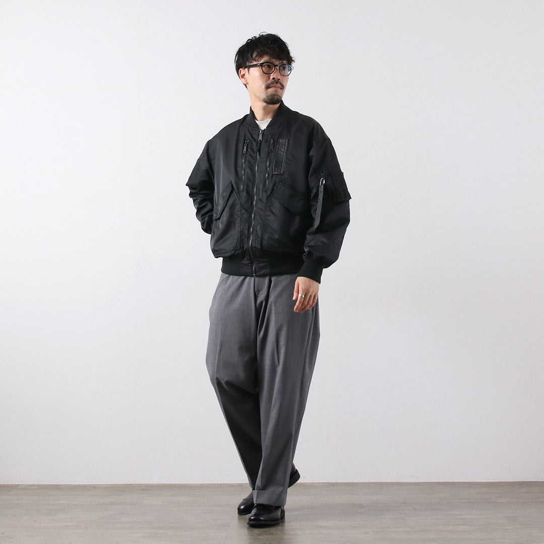 WHITE MOUNTAINEERING / Alpha Industries 콜라보레이션 MA-1 재킷