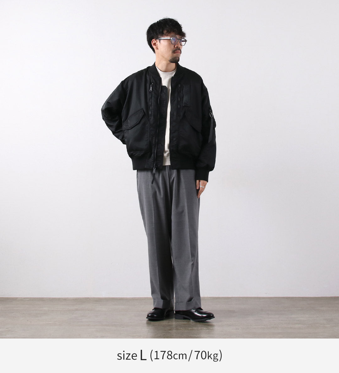 WHITE MOUNTAINEERING / Alpha Industries 콜라보레이션 MA-1 재킷