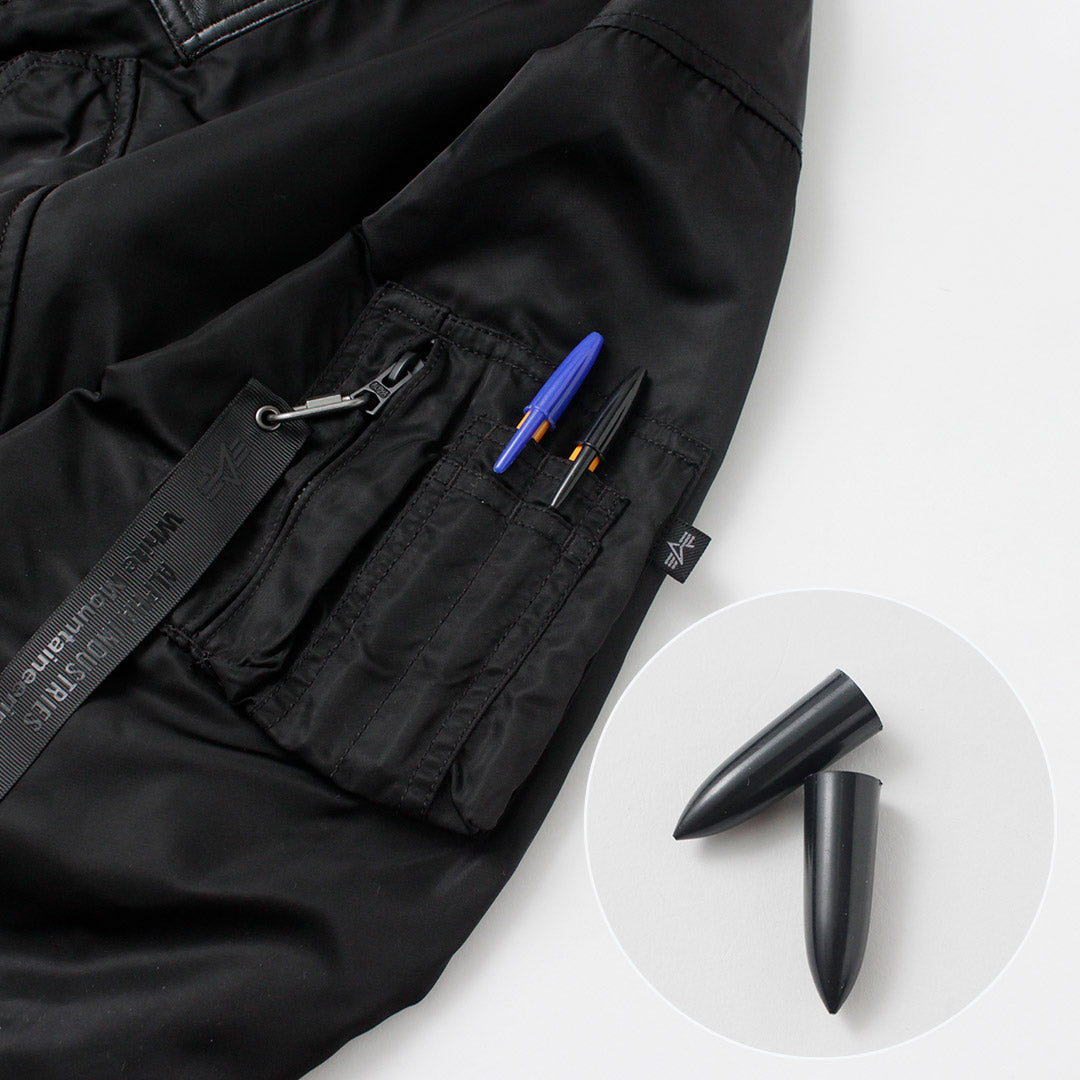 WHITE MOUNTAINEERING / Alpha Industries 콜라보레이션 MA-1 재킷