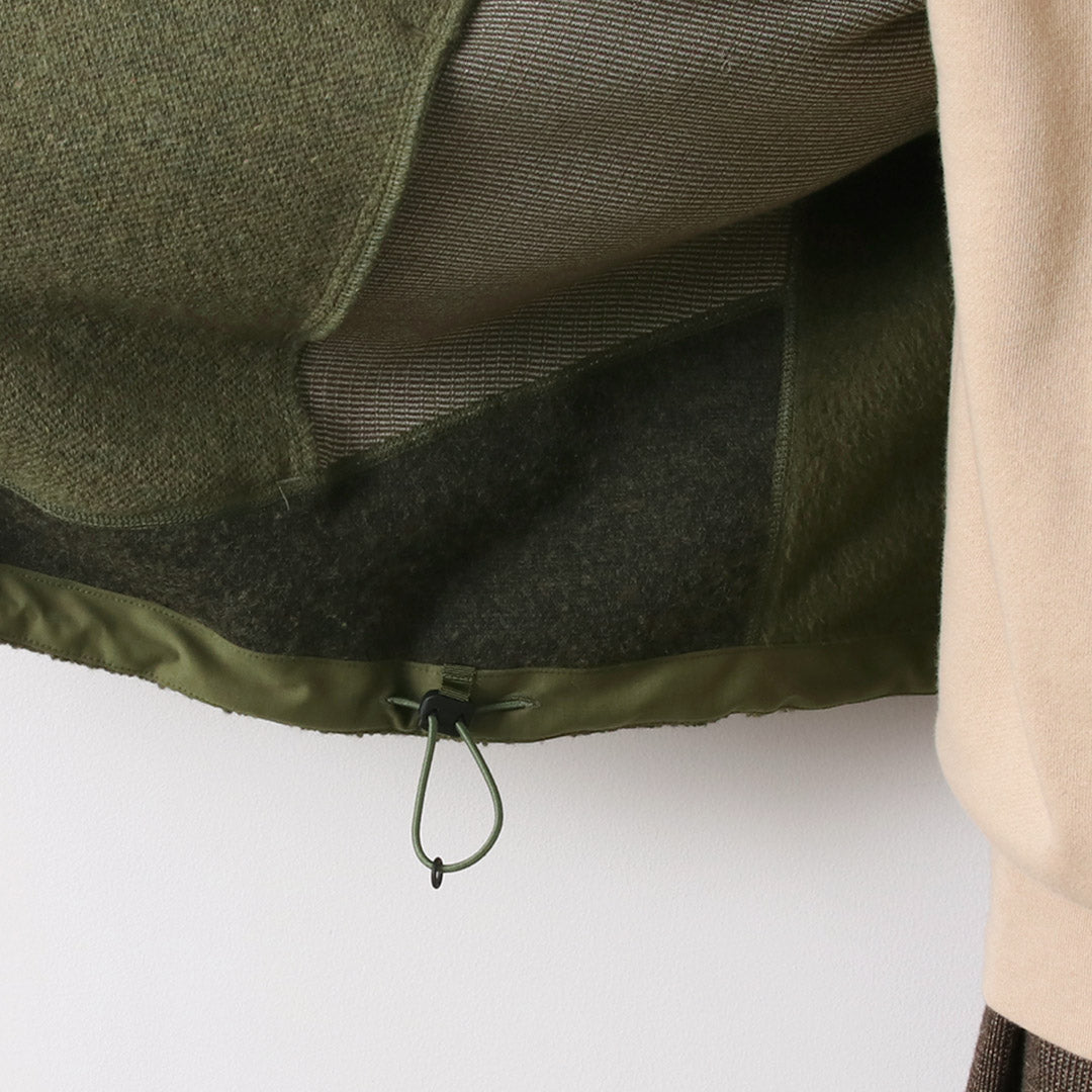 ALPINISME BLANC / blouson patchwork