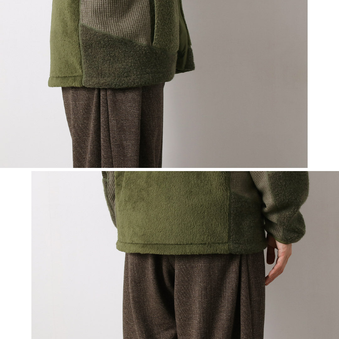 ALPINISME BLANC / blouson patchwork