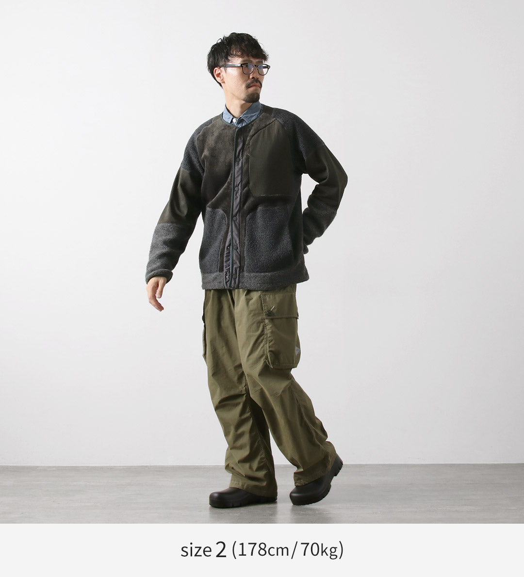 ALPINISME BLANC / blouson patchwork