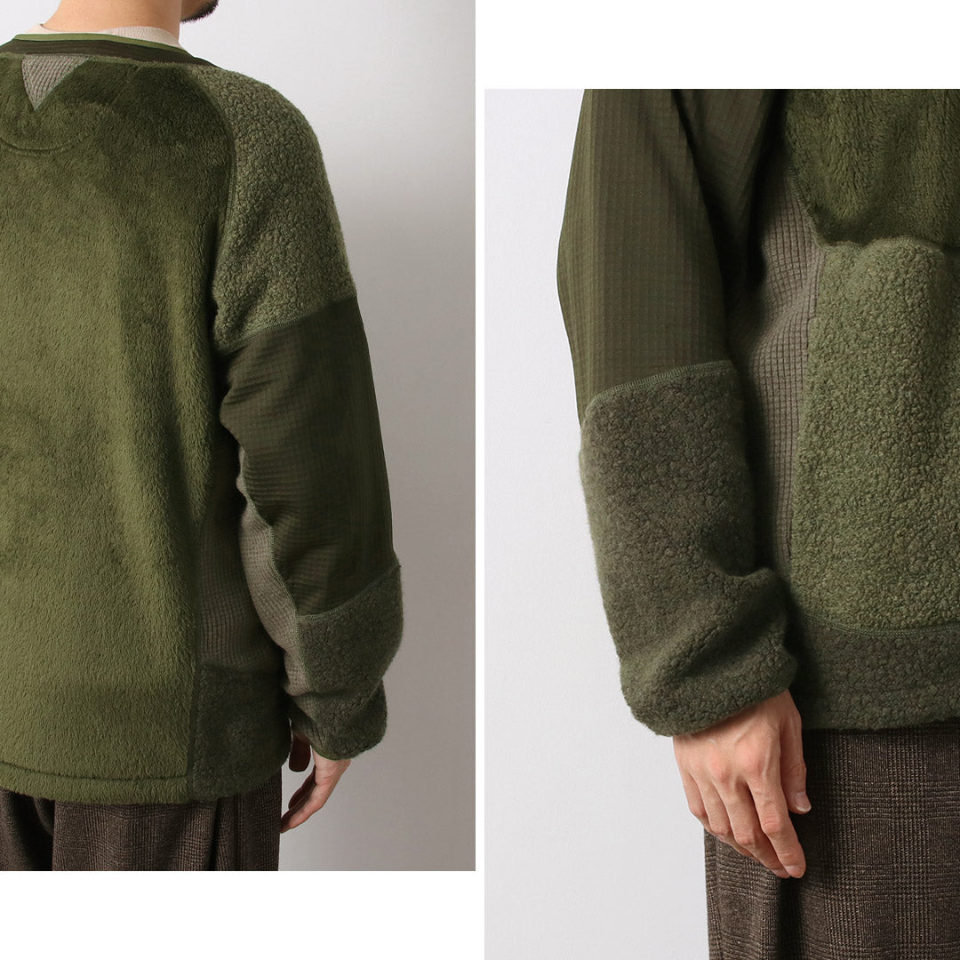 ALPINISME BLANC / blouson patchwork