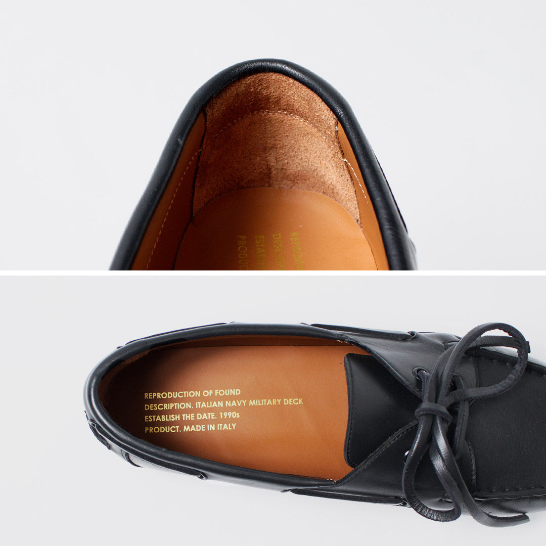 REPRODUCTION DE TROUVÉS / Chaussures de pont militaires de la marine italienne