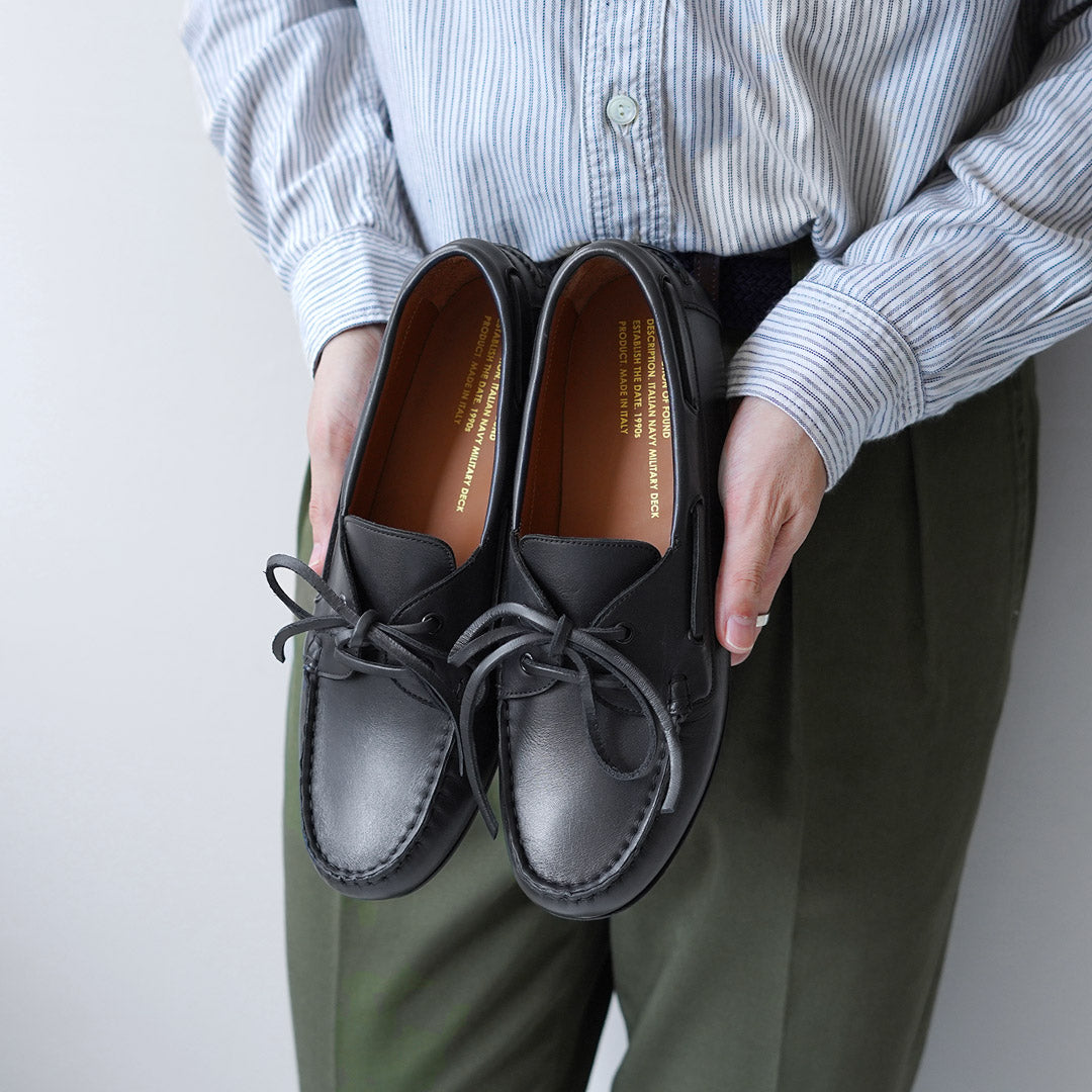REPRODUCTION DE TROUVÉS / Chaussures de pont militaires de la marine italienne