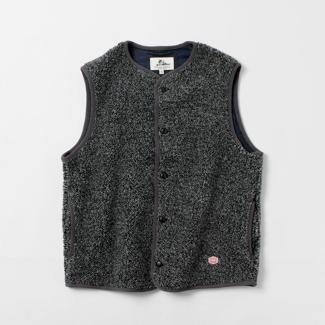 VINCENT ET MIREILLE / Boa Vest Plaid