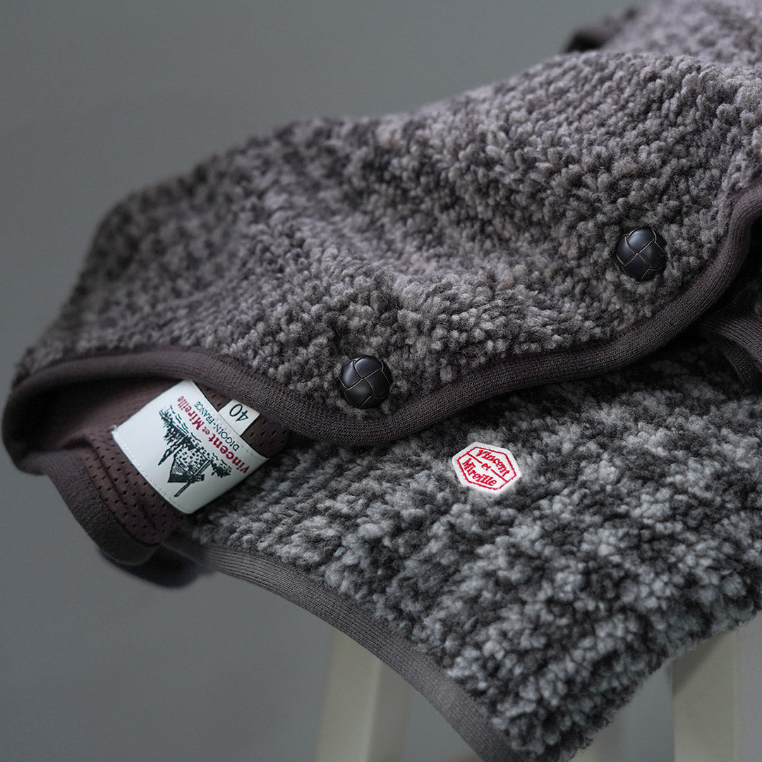 VINCENT ET MIREILLE / Boa Vest Plaid