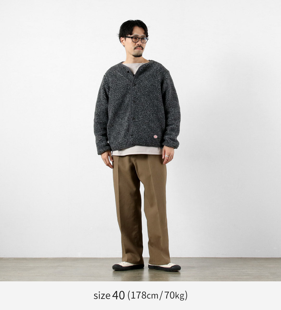 VINCENT ET MIREILLE / Boa Cardigan Plaid