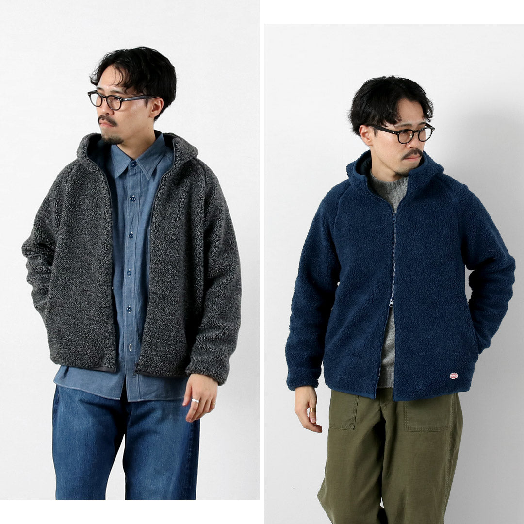 VINCENT ET MIREILLE / Boa Hoodie Plaid