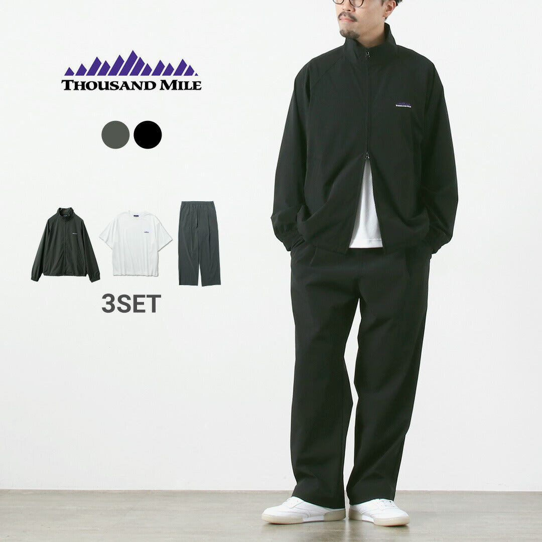 THOUSAND MILE / 拉链上衣、T 恤和裤子套装