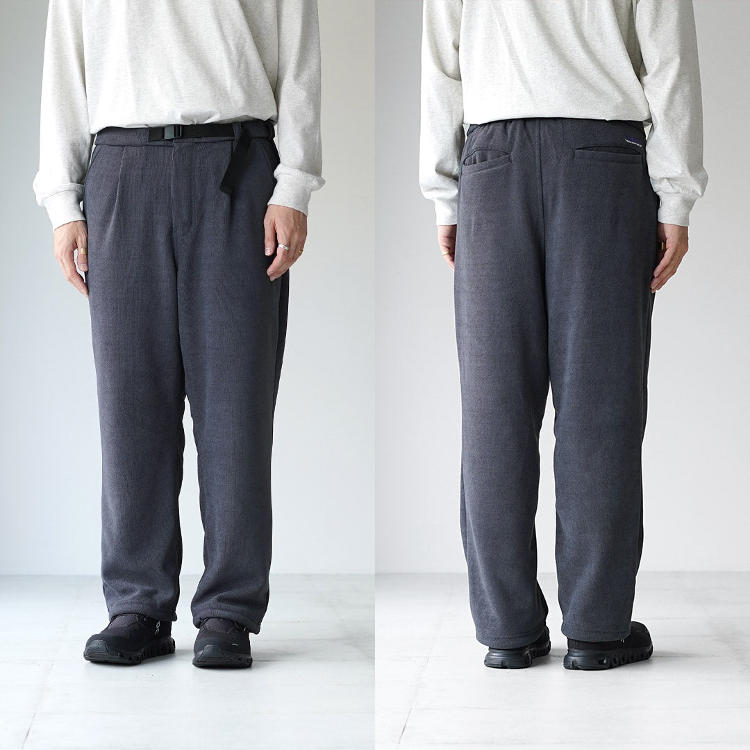 THOUSAND MILE / 針織抓絨腰帶長褲