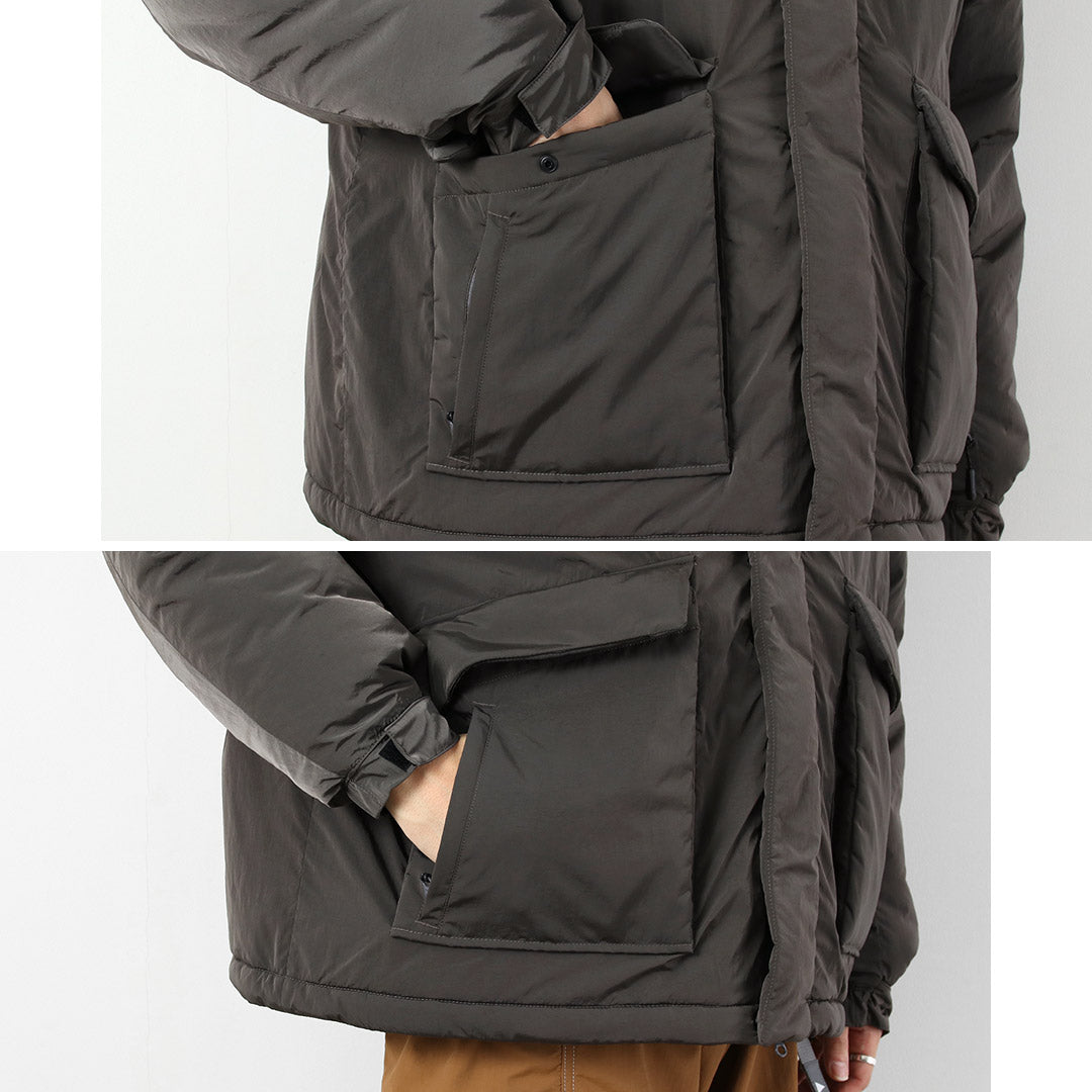 THOUSAND MILE / 스탠드 칼라 패딩 재킷 섀도우 나일론