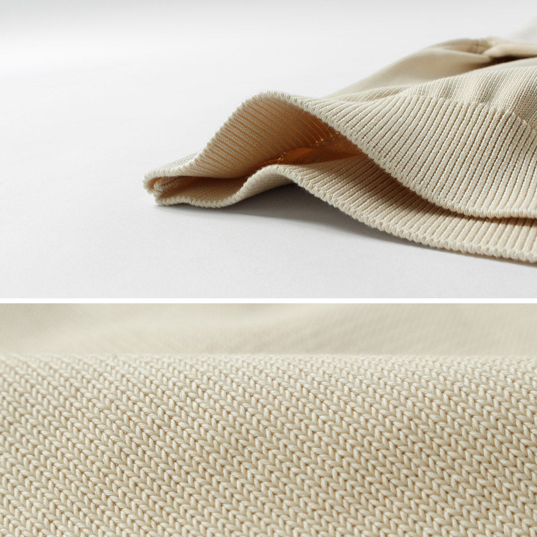 YONETOMI NEW BASIC / Rigid Sea Island Cotton Knit Pullover