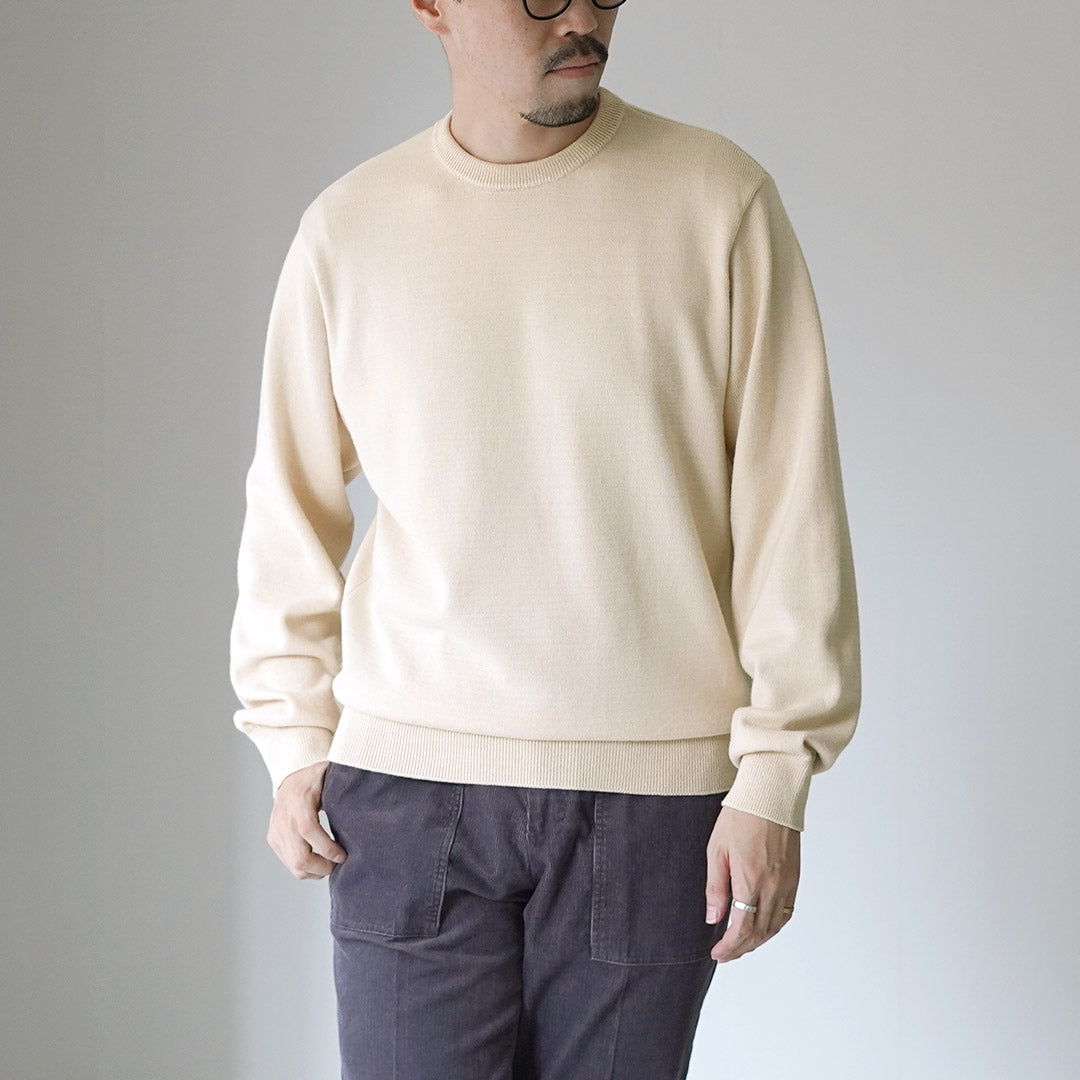 YONETOMI NEW BASIC / American Wool & Cotton Knit Pullover