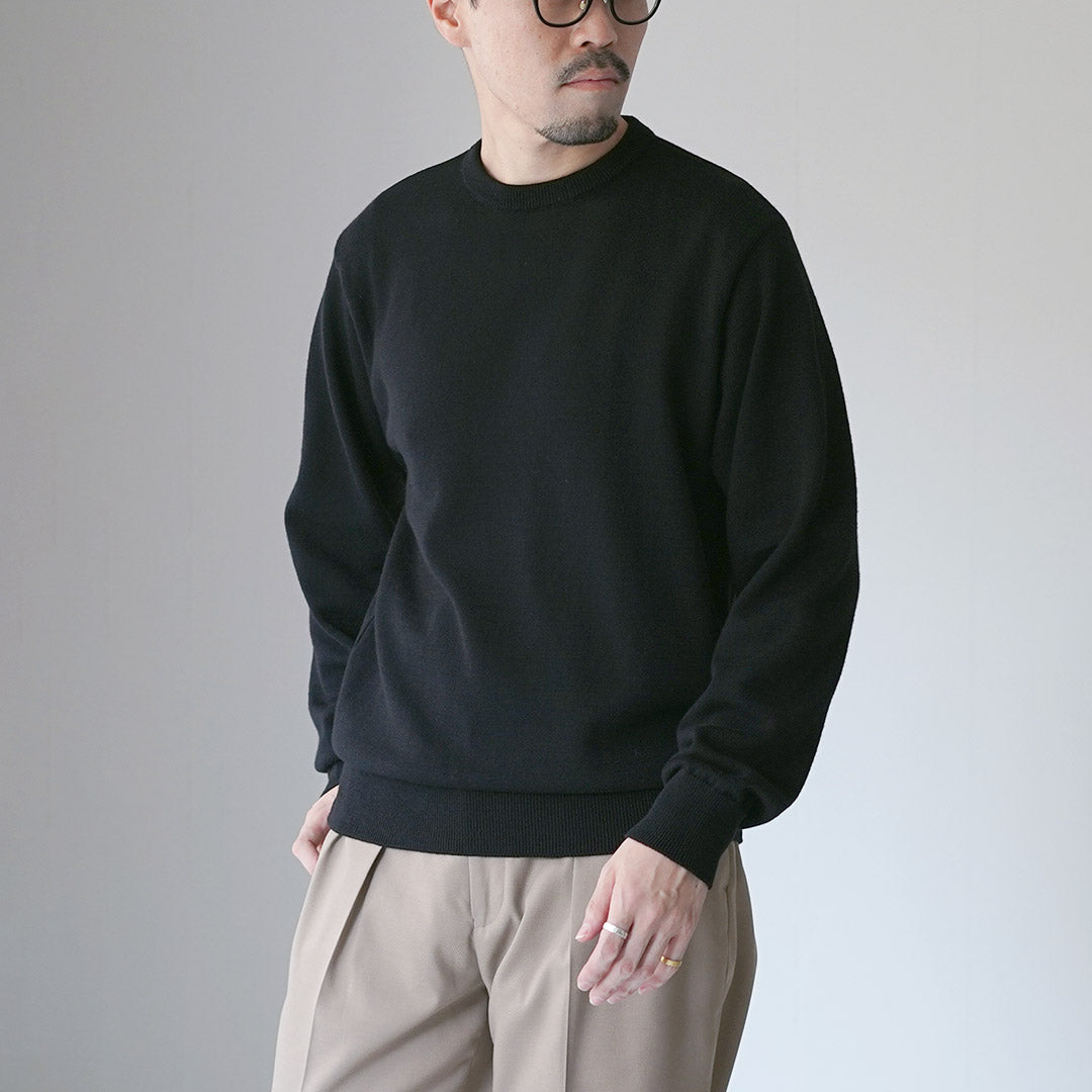 YONETOMI NEW BASIC / American Wool & Cotton Knit Pullover