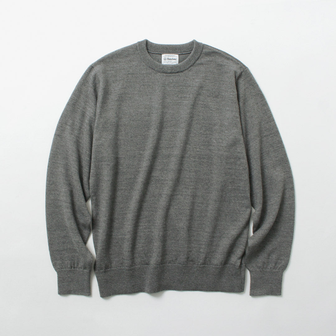 YONETOMI NEW BASIC / American Wool & Cotton Knit Pullover