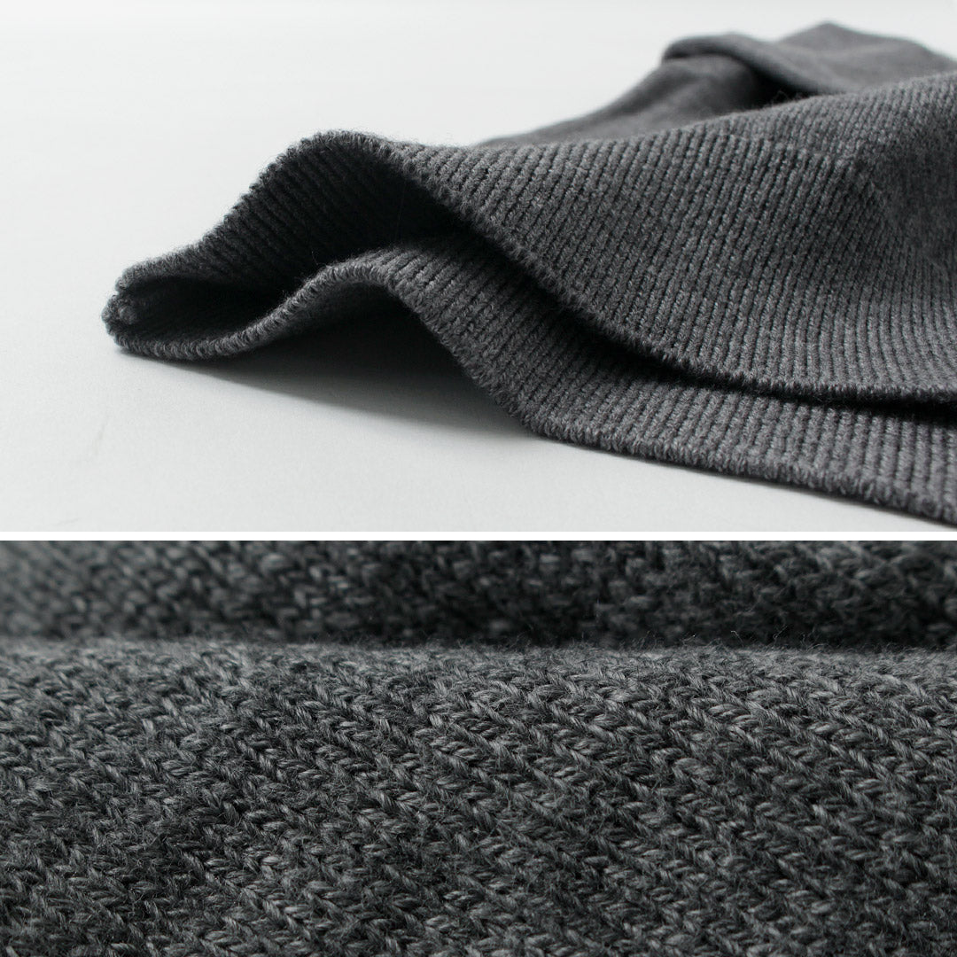 YONETOMI NEW BASIC / 美国羊毛&棉针织开衫