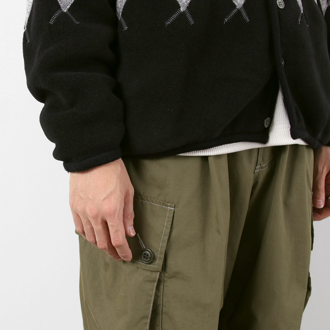 BURLAP OUTFITTER / Argyle Fleece Cardigan