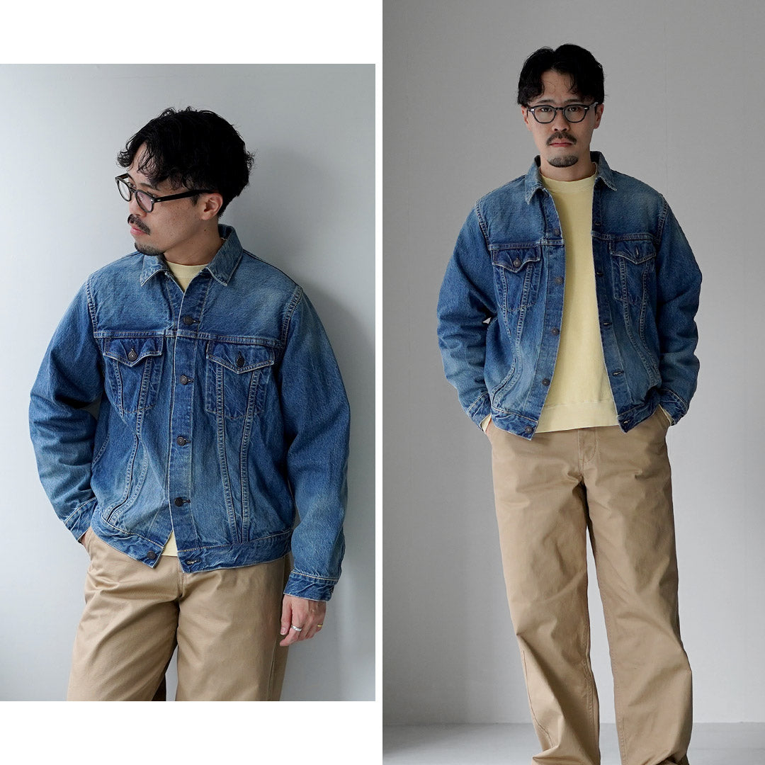 FOB FACTORY / F2444 Selvic 牛仔布 3rd 夾克二手