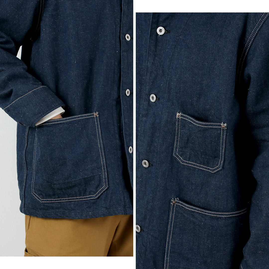 FOB FACTORY / F2456 Veste de chorale en jean avec doublure couverture