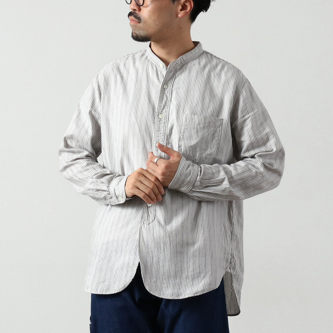 FOB FACTORY / F3511 Band Collar Shirt