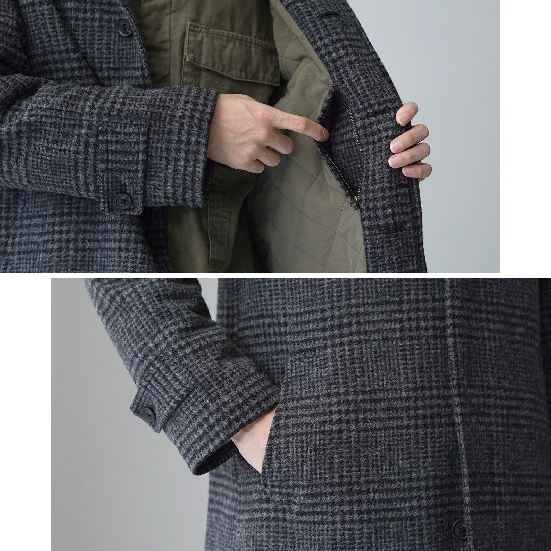 D.C.WHITE / Pennsylvania Soutien Collar Coat