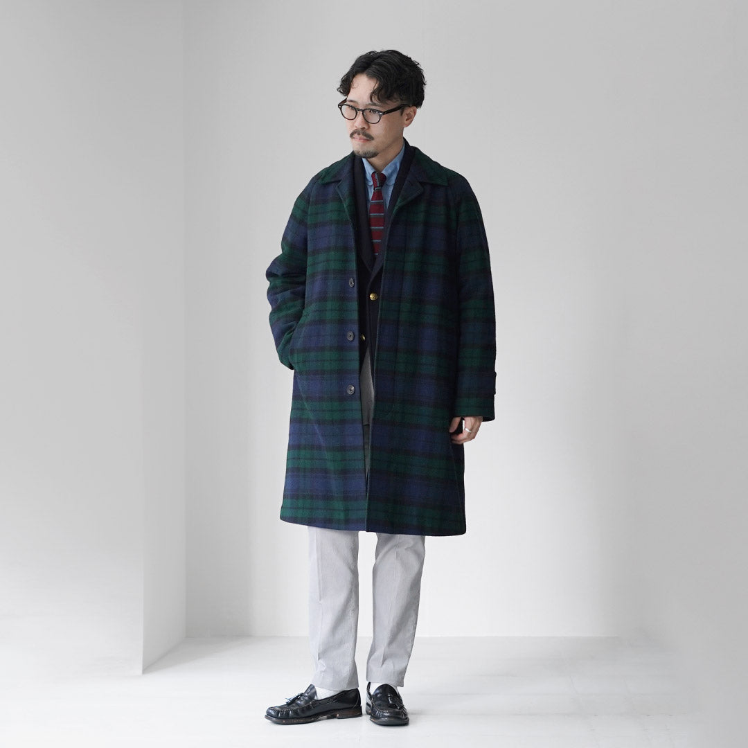 D.C.WHITE / Pennsylvania Soutien Collar Coat