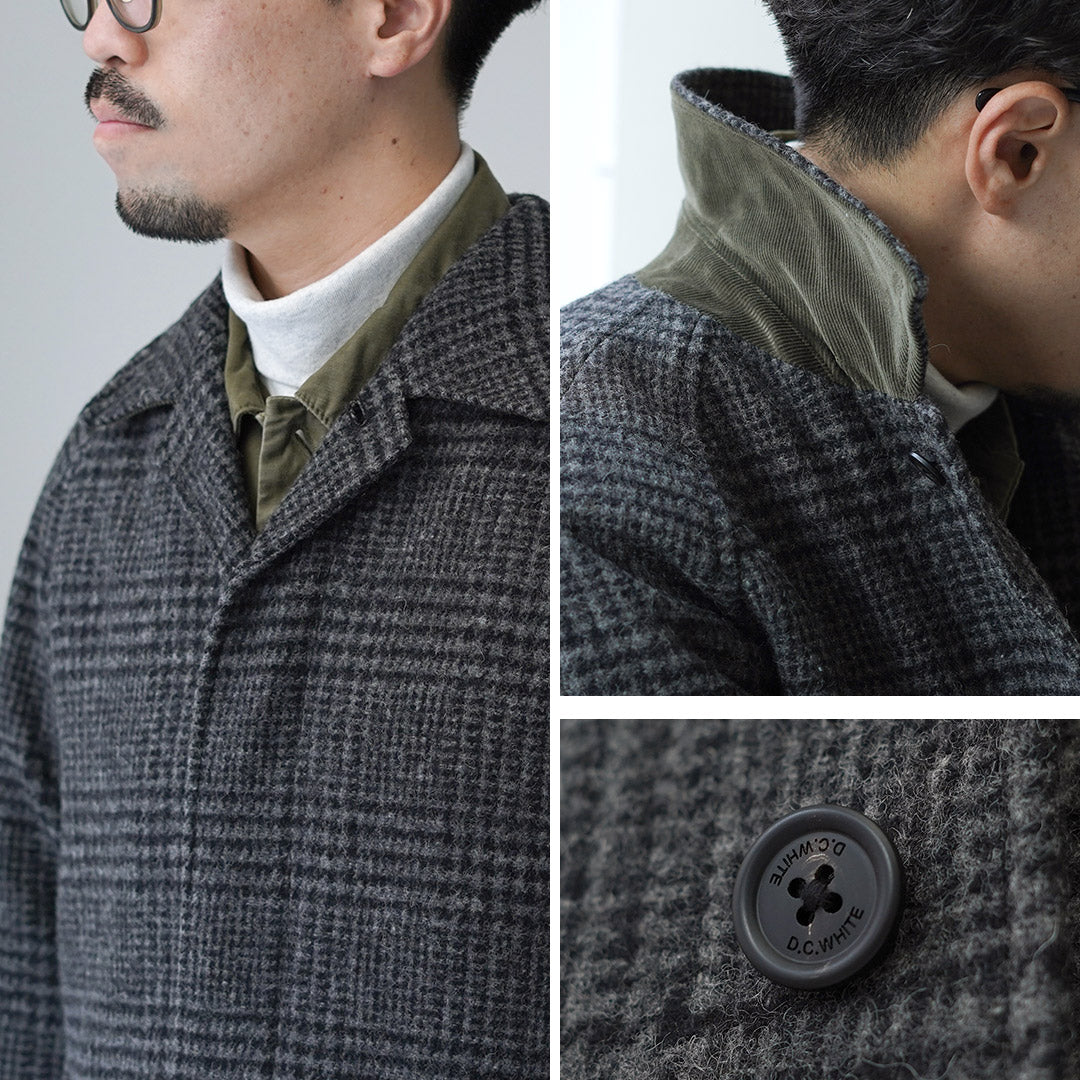 D.C.WHITE / Pennsylvania Soutien Collar Coat