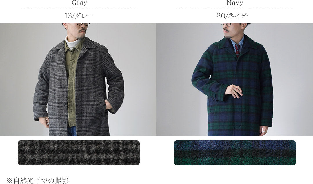 D.C.WHITE / Pennsylvania Soutien Collar Coat