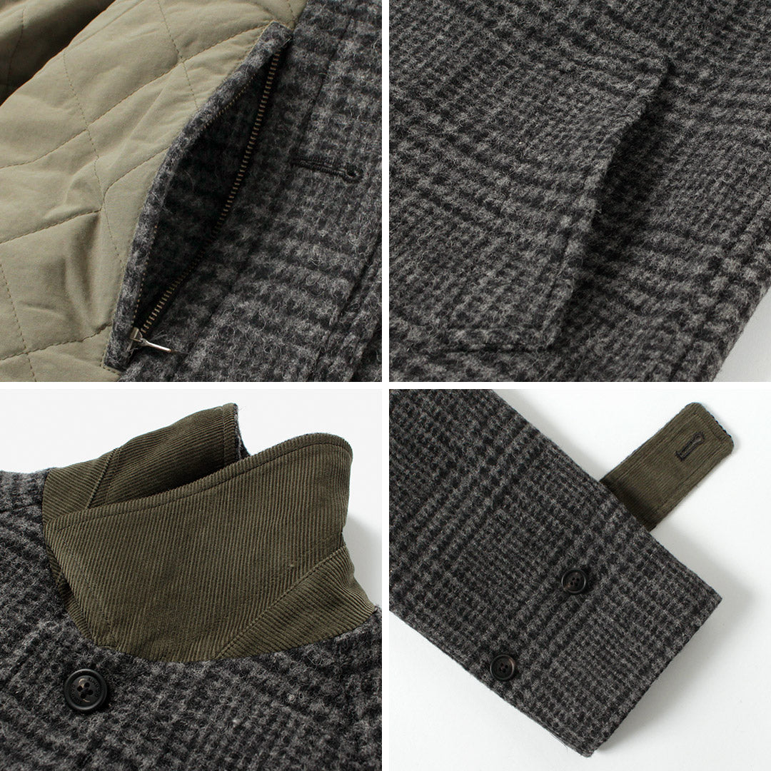 D.C.WHITE / Pennsylvania Soutien Collar Coat