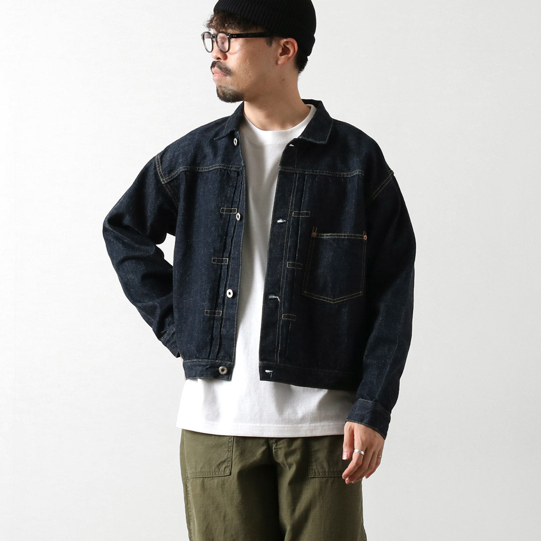 REMI RELIEF / 12oz Denim WWII Model One-washed Denim Jacket