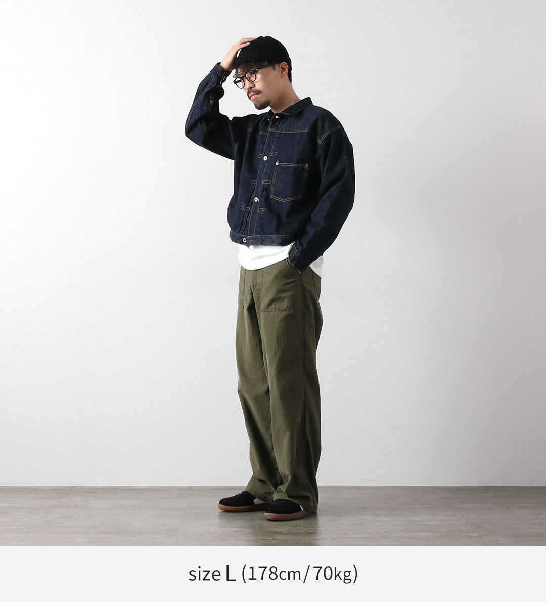 REMI RELIEF / 12oz Denim WWII Model One-washed Denim Jacket