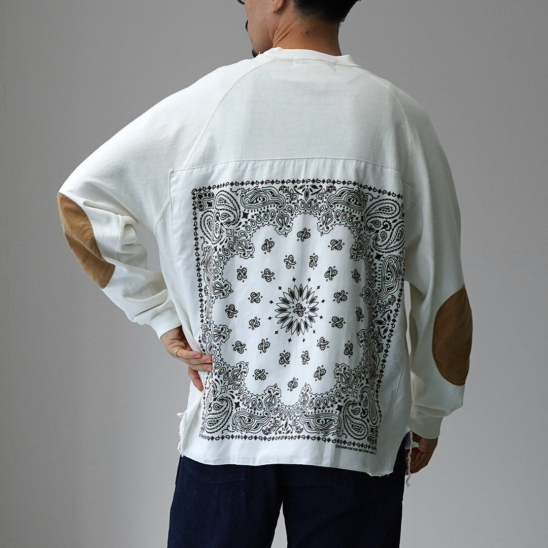 REMI RELIEF / SP-Processed 8/- Jersey Elbow Patch Long Sleeve T-Shirt (Bandana)