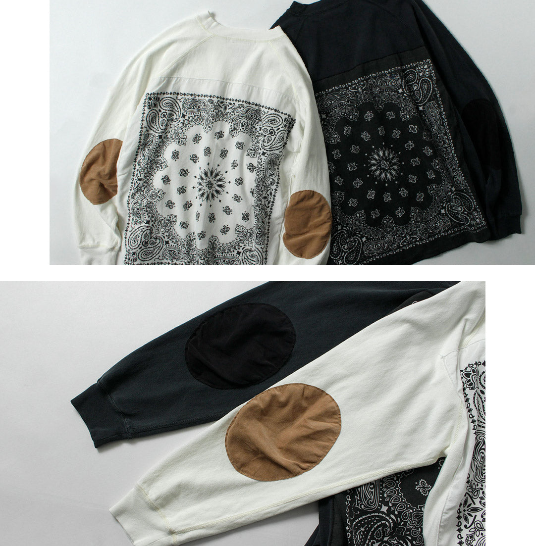 REMI RELIEF / SP-Processed 8/- Jersey Elbow Patch Long Sleeve T-Shirt (Bandana)