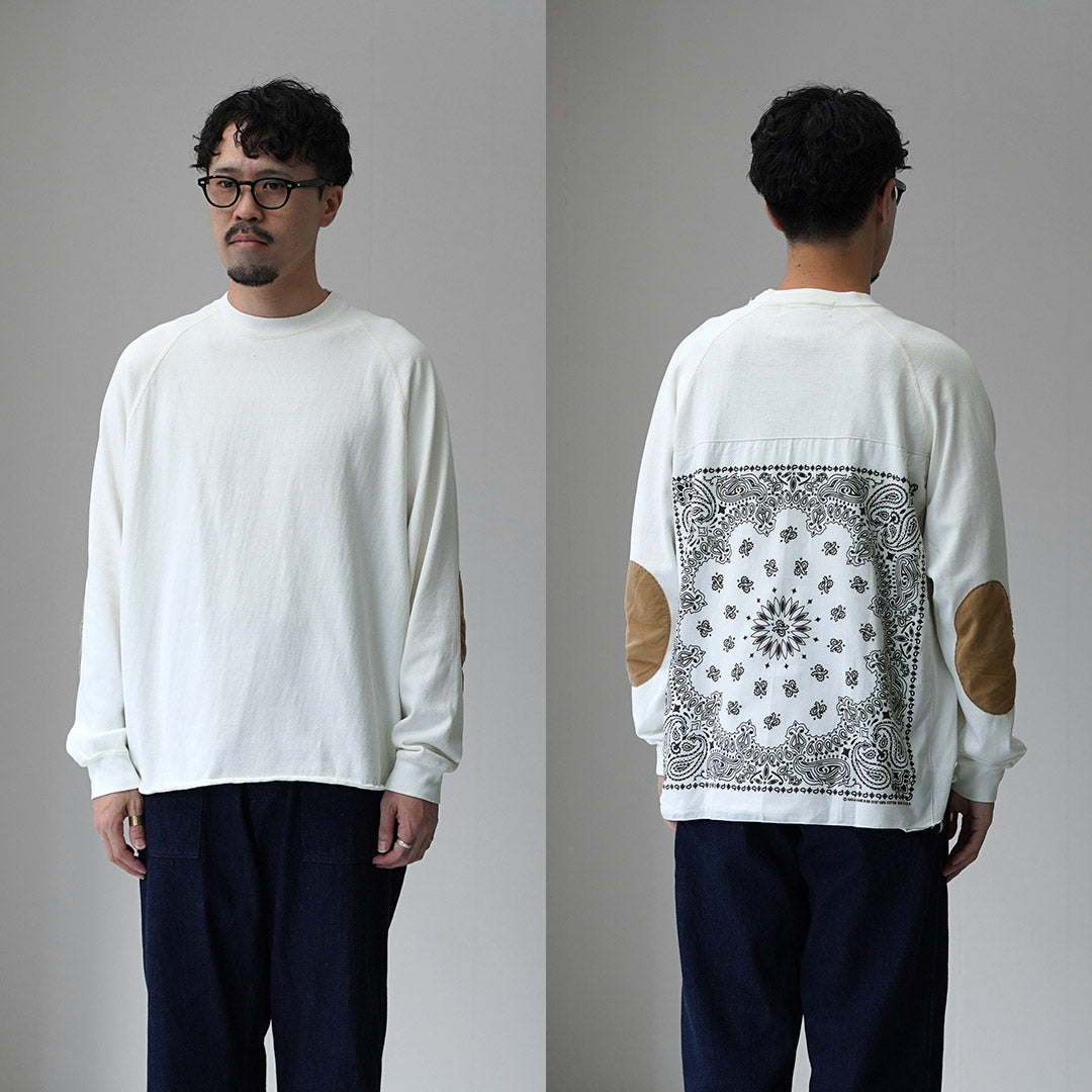 REMI RELIEF / SP-Processed 8/- Jersey Elbow Patch Long Sleeve T-Shirt (Bandana)