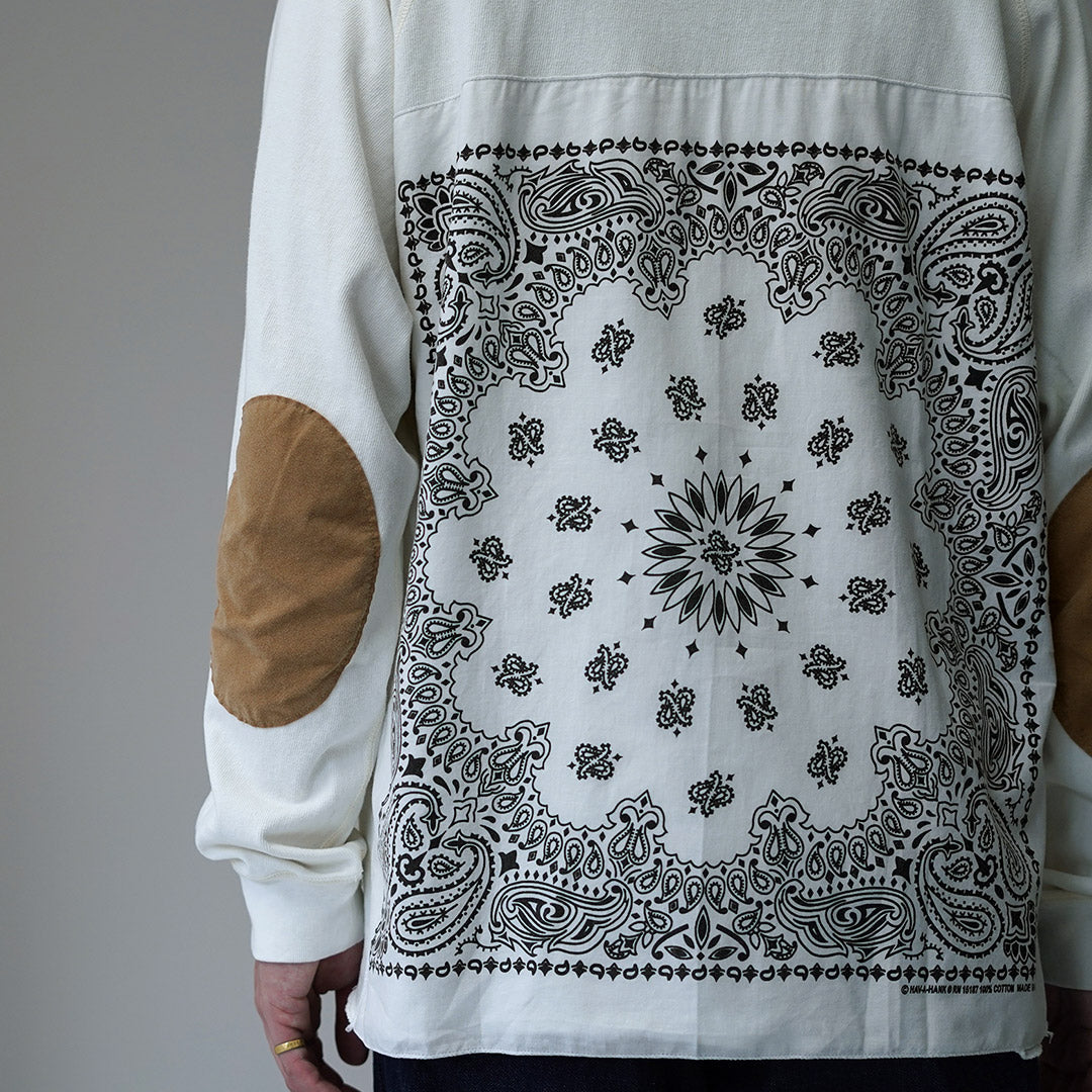 REMI RELIEF / SP-Processed 8/- Jersey Elbow Patch Long Sleeve T-Shirt (Bandana)
