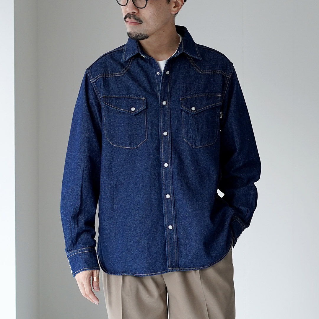 GOHEMP / 7.5oz Denim Cowboy Shirt