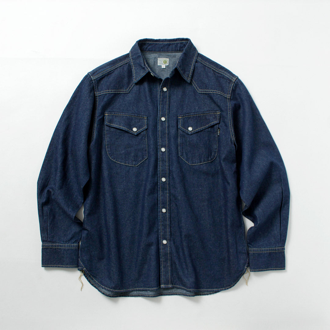GOHEMP / 7.5oz Denim Cowboy Shirt