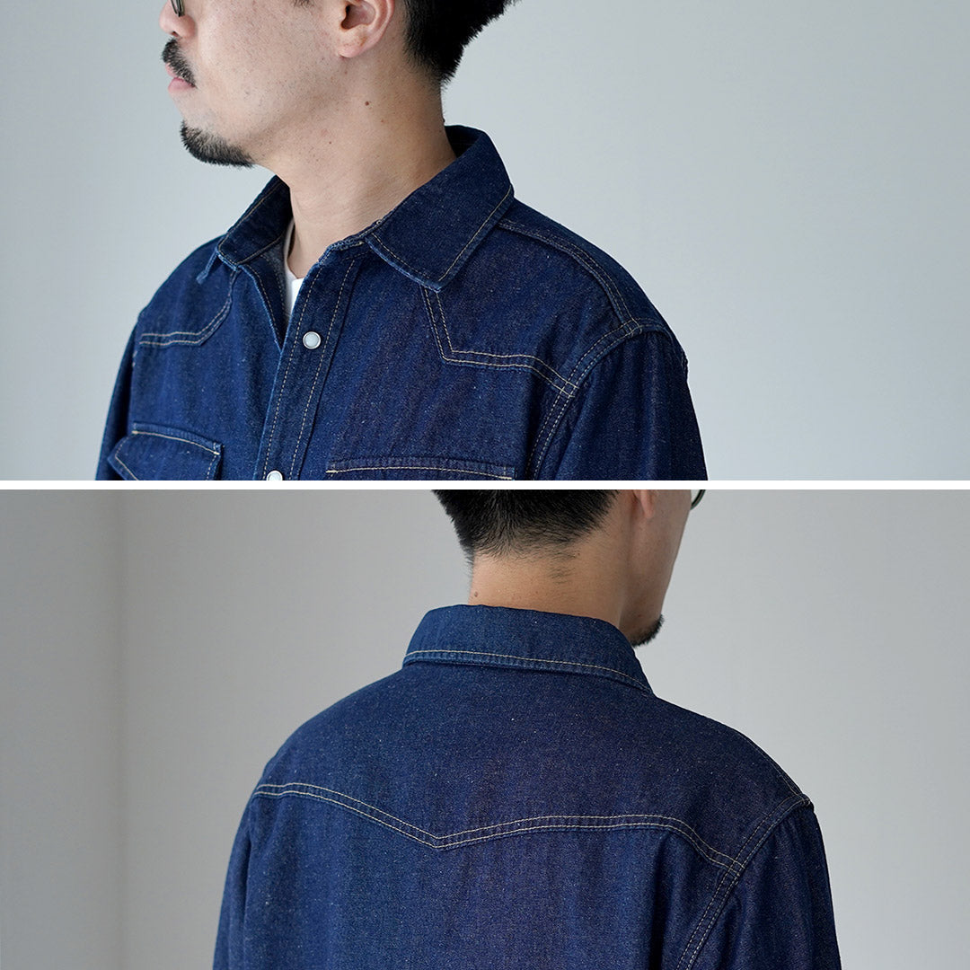 GOHEMP / 7.5oz Denim Cowboy Shirt