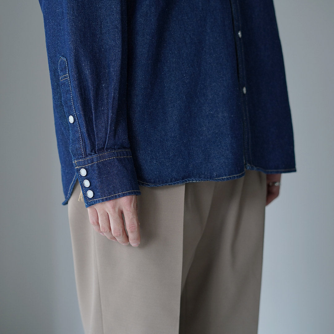 GOHEMP / 7.5oz Denim Cowboy Shirt