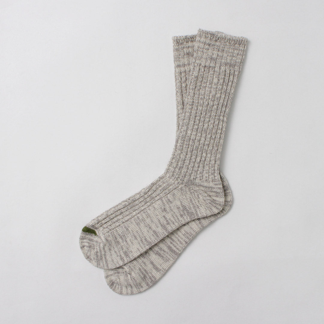 GOHEMP / Organic Cotton x Hemp Pile Crew Socks