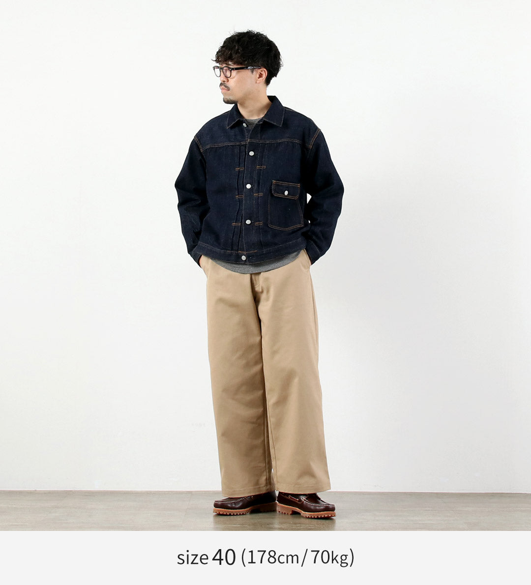 ORDINARY FITS / 1st Type Denim Jacket One Washed