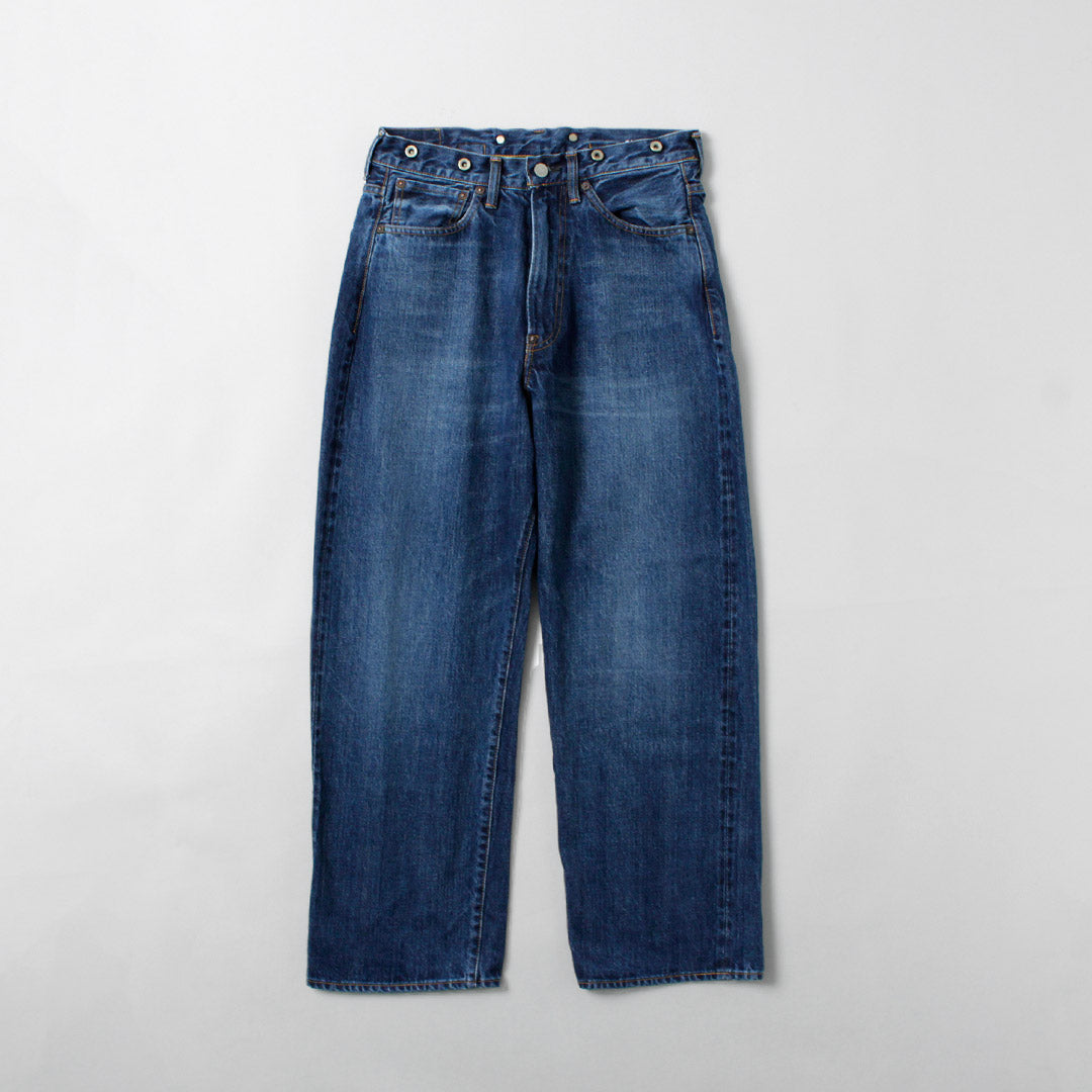 ★普通版型/使用宽牛仔布