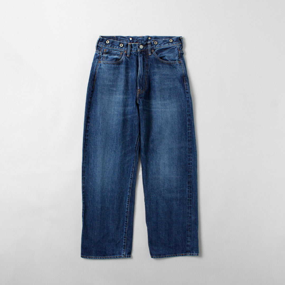 ★普通版型/使用宽牛仔布