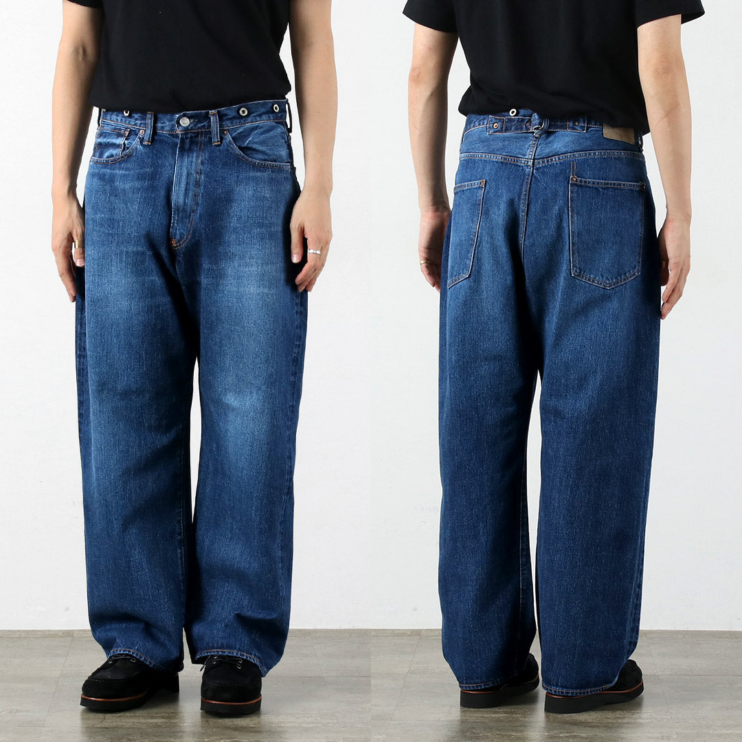 ★普通版型/使用宽牛仔布