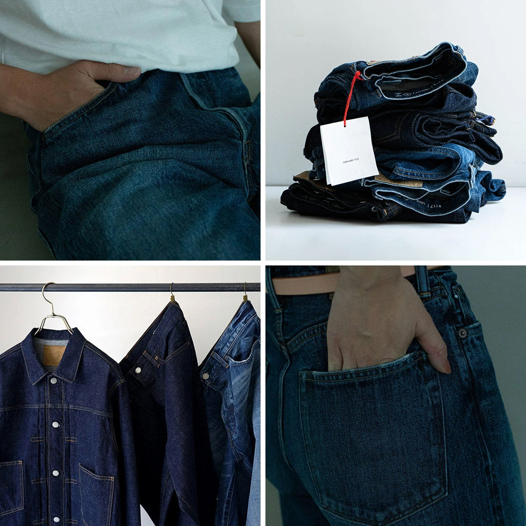 ★普通版型/使用宽牛仔布